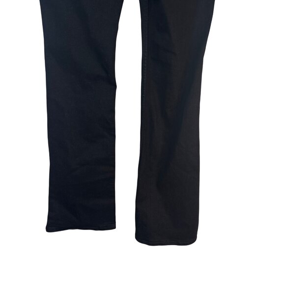 2/$30 Zara Womens Size 6 Jet Black Flare Jeans Cotton Blend - Picture 12 of 13